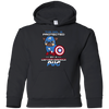 Nice Pug T Shirts - This Girl Is Protected By Captain America Pug