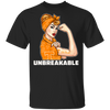 Beautiful Girl Unbreakable Go Tennessee Volunteers T Shirt