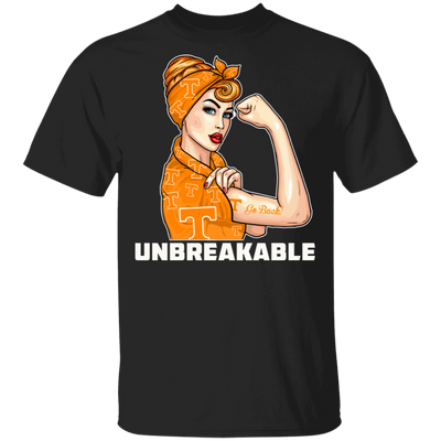 Beautiful Girl Unbreakable Go Tennessee Volunteers T Shirt