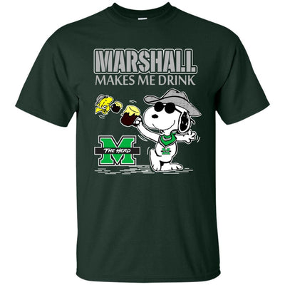 Marshall Thundering Herd Make Me Drinks T-Shirt
