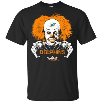 IT Horror Movies Miami Dolphins T Shirts