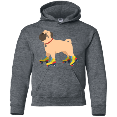 Roller Skating Pug T Shirts