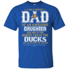 Proud Of Dad Of An Awesome Daughter Anaheim Ducks T Shirts