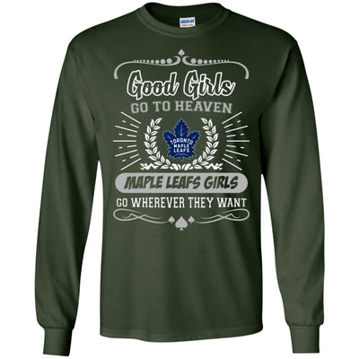 Good Girls Go To Heaven Toronto Maple Leafs Girls T Shirts