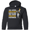 I Will Support Everywhere Pittsburgh Pirates T Shirts