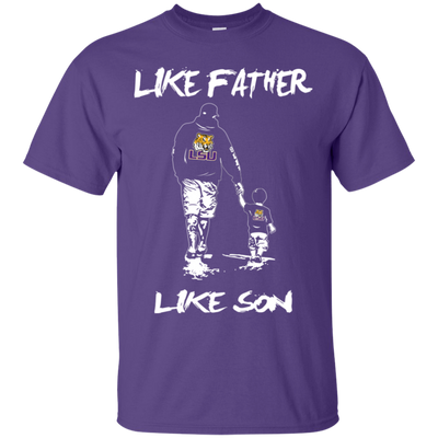 Happy Like Father Like Son LSU Tigers T Shirts