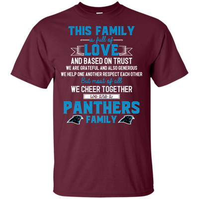 We Are A Carolina Panthers Family T Shirt