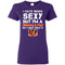 I Hate Being Sexy But I'm Fan So I Can't Help It Cincinnati Bengals Black T Shirts