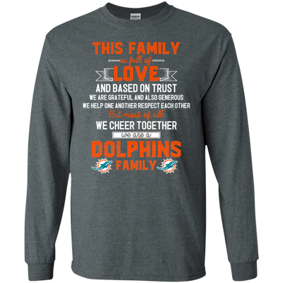 We Are A Miami Dolphins Family T Shirt