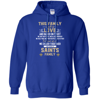 We Are A New Orleans Saints Family T Shirt