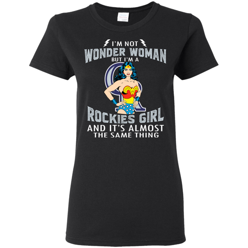 I'm Not Wonder Woman Colorado Rockies T Shirts