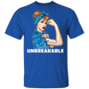 Beautiful Girl Unbreakable Go Detroit Lions T Shirt