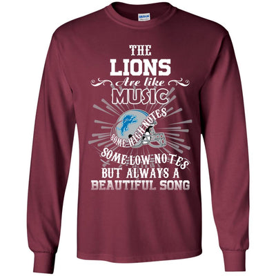 The Detroit Lions Are Like Music T Shirt