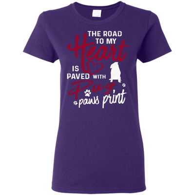 Pug - The Road To My Heart T Shirts