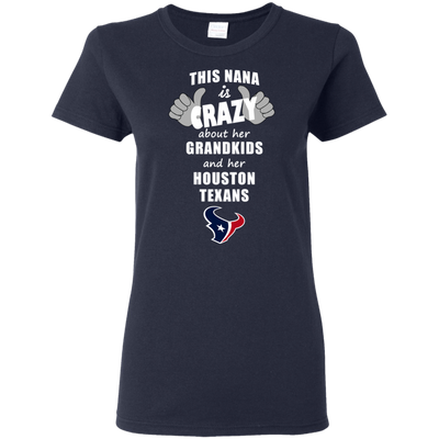 This Nana Is Crazy About Her Grandkids And Her Houston Texans T Shirts