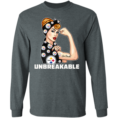 Beautiful Girl Unbreakable Go Pittsburgh Steelers T Shirt