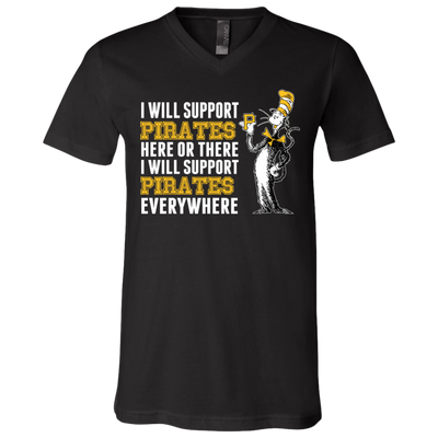 I Will Support Everywhere Pittsburgh Pirates T Shirts