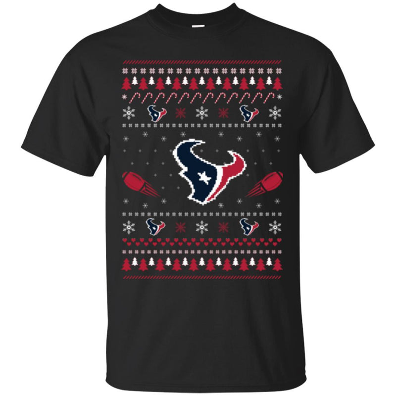 Houston Texans Stitch Knitting Style Ugly T Shirts