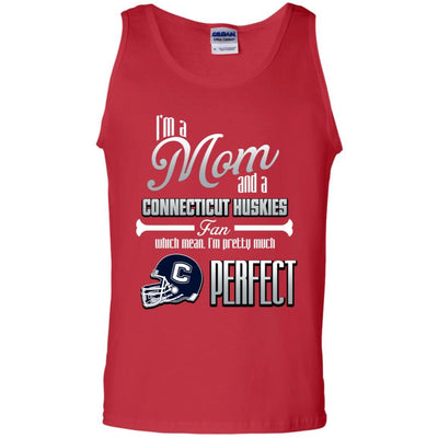 Cool Pretty Perfect Mom Fan Connecticut Huskies T Shirt