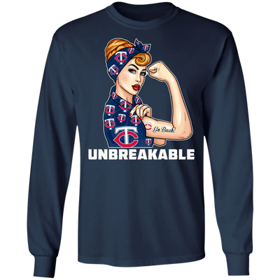 Beautiful Girl Unbreakable Go Minnesota Twins T Shirt