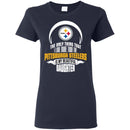 The Only Thing Dad Loves His Daughter Fan Pittsburgh Steelers T Shirt