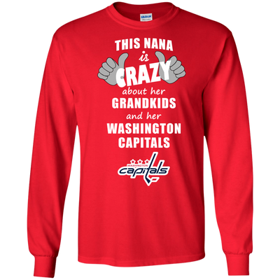 This Nana Is Crazy About Her Grandkids And Her Washington Capitals T Shirts