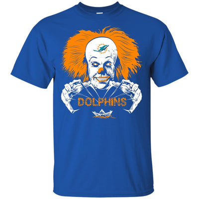 IT Horror Movies Miami Dolphins T Shirts