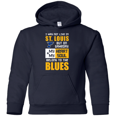 My Heart And My Soul Belong To The St. Louis Blues T Shirts