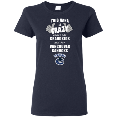 This Nana Is Crazy About Her Grandkids And Her Vancouver Canucks T Shirts