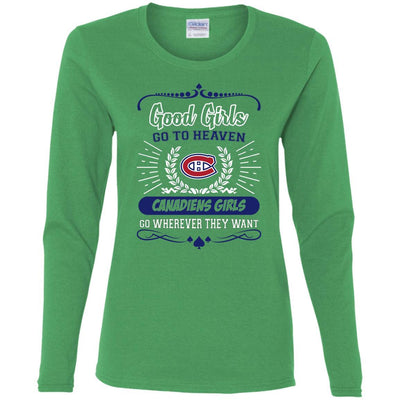 Good Girls Go To Heaven Montreal Canadiens Girls T Shirts