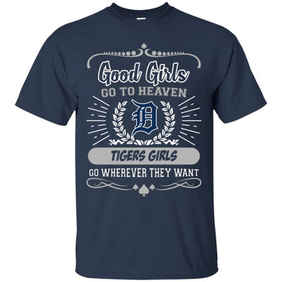 Good Girls Go To Heaven Detroit Tigers Girls T Shirts