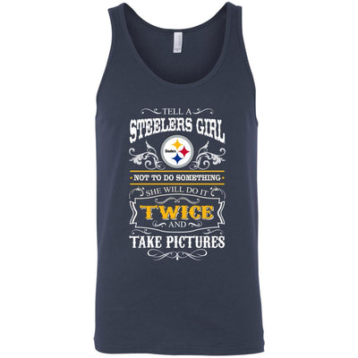 She Will Do It Twice And Take Pictures Pittsburgh Steelers T Shirt