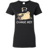 Interesting Black Presents For Collection Pug T Shirts Charge Me