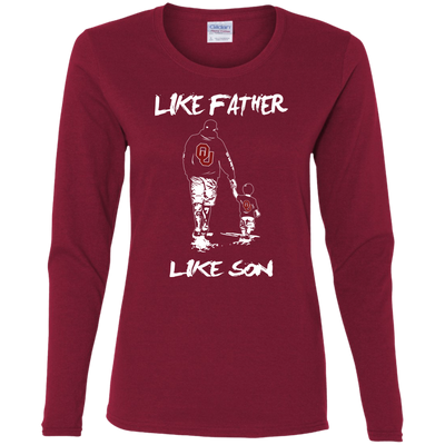 Happy Like Father Like Son Oklahoma Sooners T Shirts