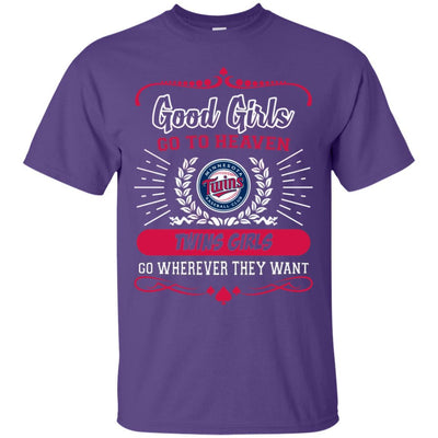 Good Girls Go To Heaven Minnesota Twins Girls T Shirts