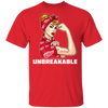 Beautiful Girl Unbreakable Go Detroit Red Wings T Shirt