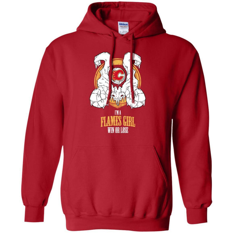 Calgary Flames Girl Win Or Lose T Shirts