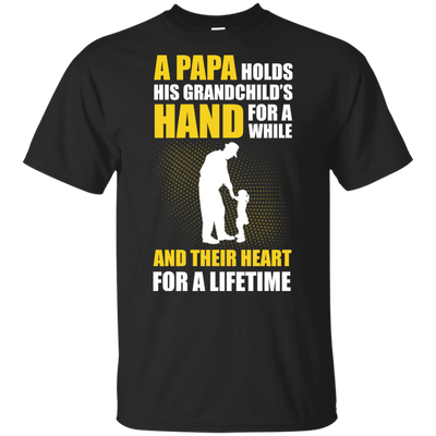 A Papa Holds His Grandchild's Hand