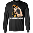 Beautiful Girl Unbreakable Go Pittsburgh Pirates T Shirt
