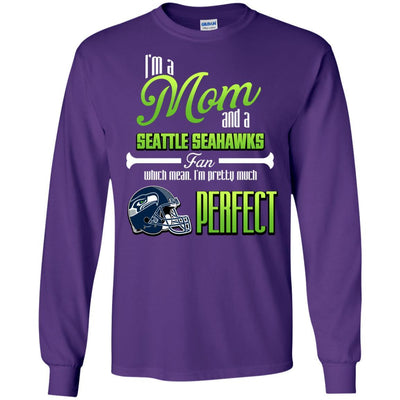 Cool Pretty Perfect Mom Fan Seattle Seahawks T Shirt