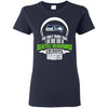 The Only Thing Dad Loves His Daughter Fan Seattle Seahawks T Shirt