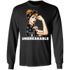 Beautiful Girl Unbreakable Go Oakland Raiders T Shirt