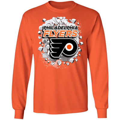 Colorful Earthquake Art Philadelphia Flyers T Shirt