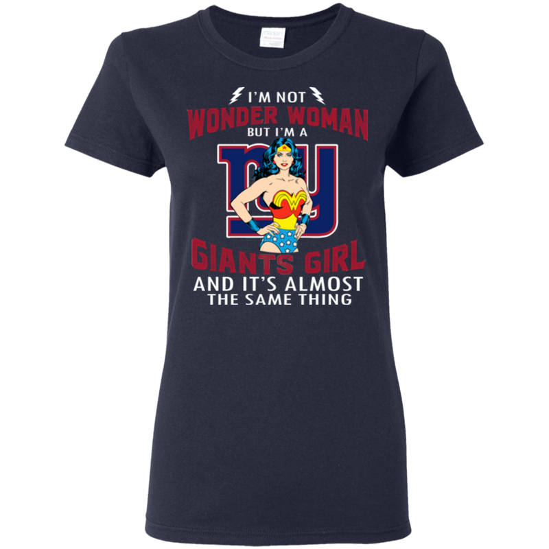 I'm Not Wonder Woman New York Giants T Shirts