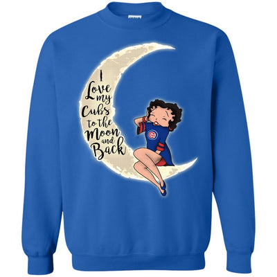 BB I Love My Chicago Cubs To The Moon And Back T Shirt - Best Funny Store