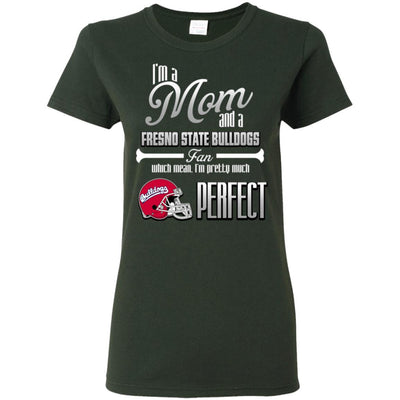 Cool Pretty Perfect Mom Fan Fresno State Bulldogs T Shirt