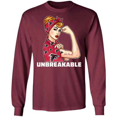 Beautiful Girl Unbreakable Go Atlanta Falcons T Shirt