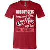 Nobody Gets Between Mom And Her Carolina Hurricanes T Shirts