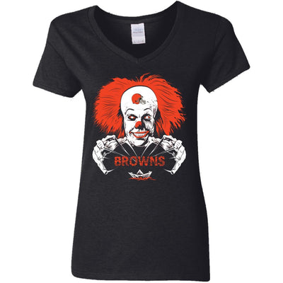 IT Horror Movies Cleveland Browns T Shirts