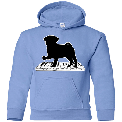 Pug Playing Piano Music T Shirts V2